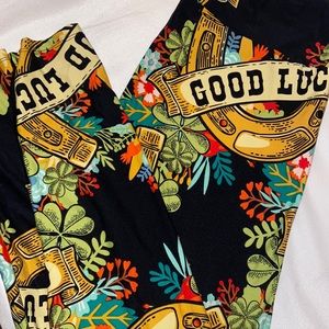 ☘️Good Luck Leggings St. Patrick’s Day Used Lularoe Leggings